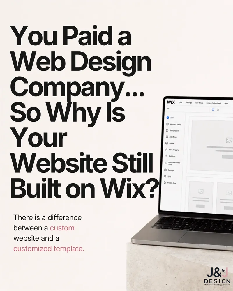 Carousel cover: You paid a web company, so why is your website still built on Wix?