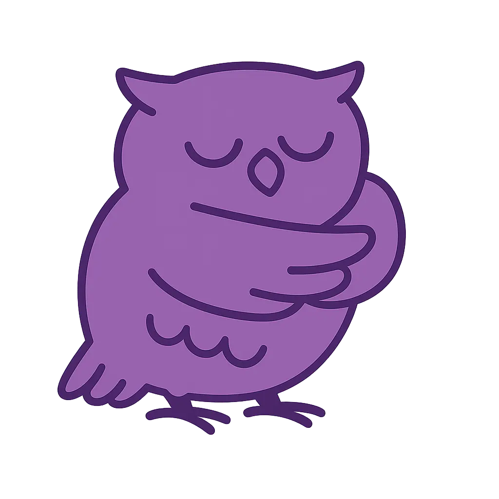 Purple Owl illustration