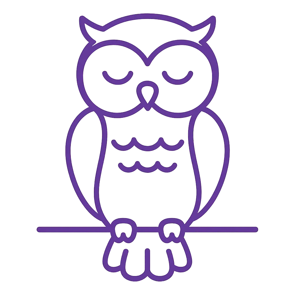 Reflective Owl Icon